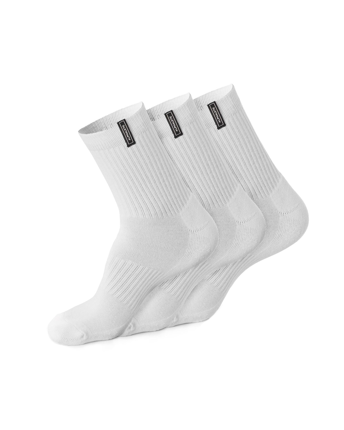 Alphalete Crew Sock Blanche Femme | TPD-80560385