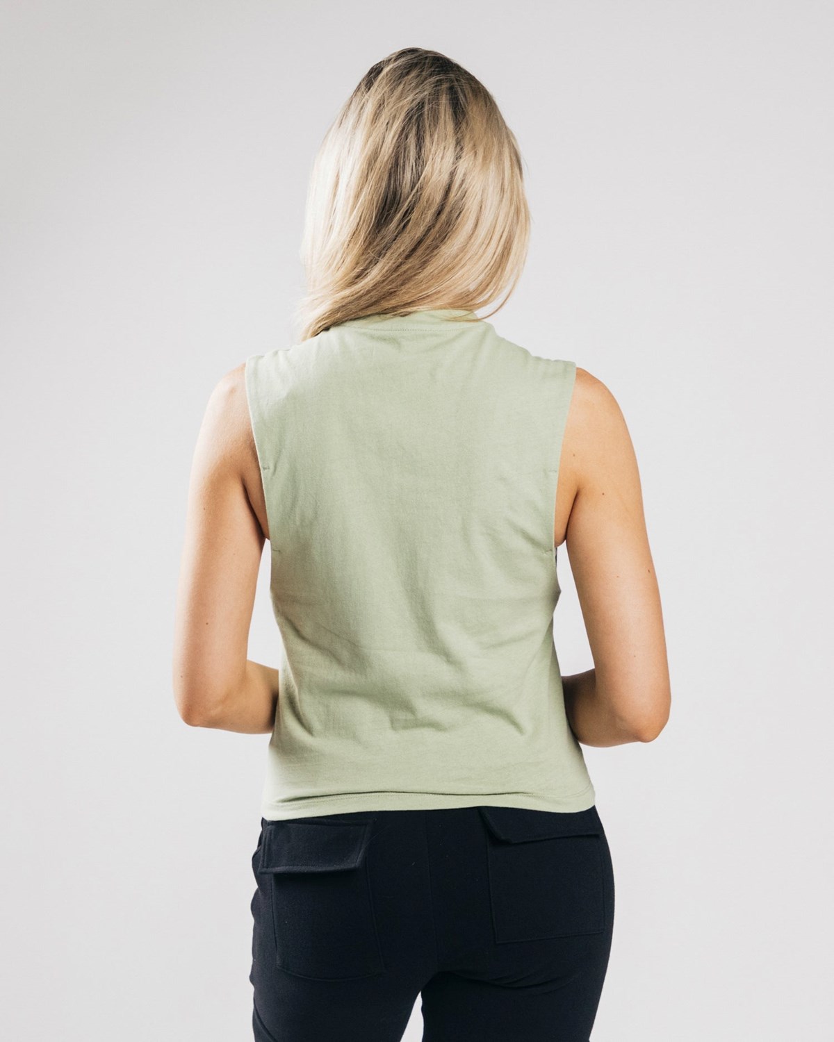 Alphalete Heavy Coton Cutoff Matcha Femme | HAJ-87591426