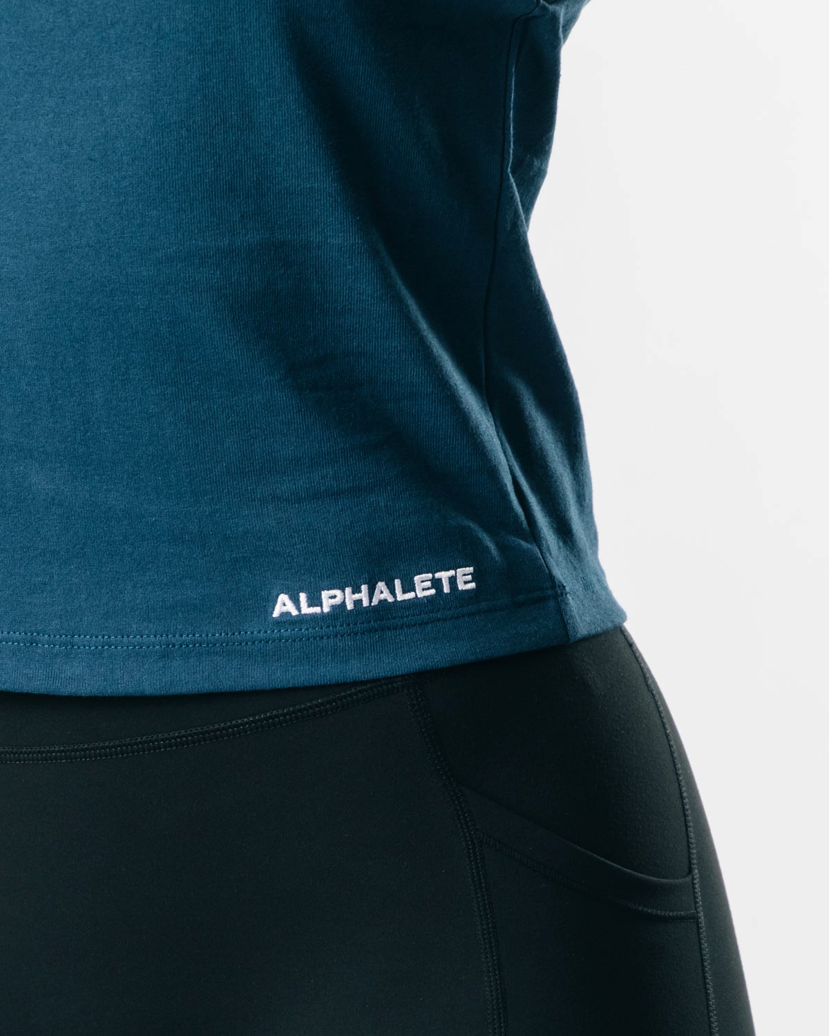 Alphalete Heavy Coton Cutoff Bleu Marine Femme | ROL-58977496