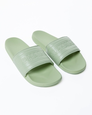 Alphalete Slides Vert Clair Femme | CIG-34719269