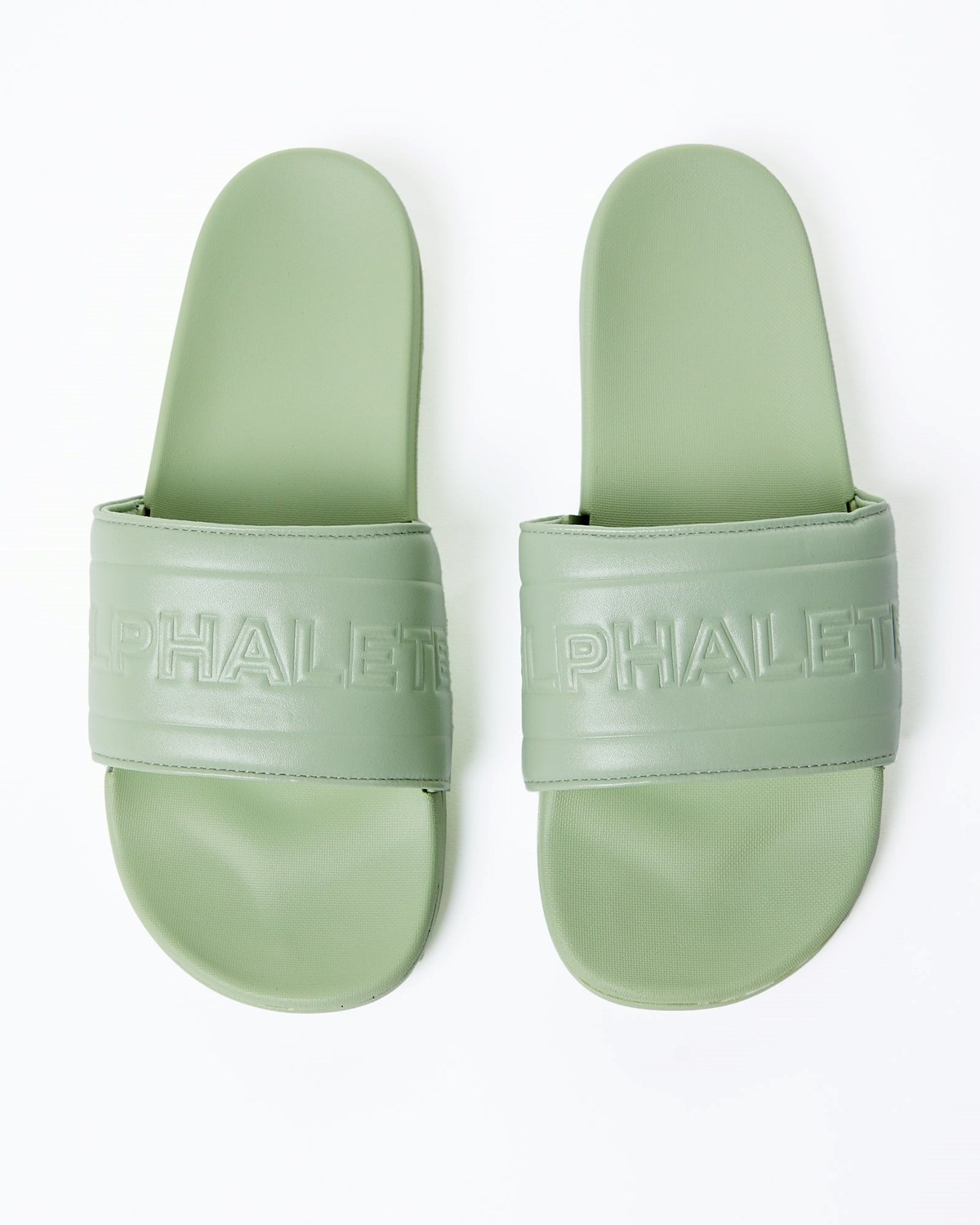 Alphalete Slides Vert Clair Femme | CIG-34719269