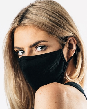 Alphalete Reusable Face Mask Noir Femme | MEQ-31549720