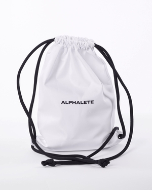 Alphalete Drawstring Bag Blanche Femme | WGE-09418548