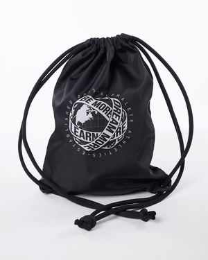 Alphalete Drawstring Bag Noir Femme | NSF-98076207