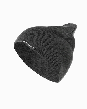 Alphalete Coton Knit Beanie Charcoal Femme | XSC-50851306