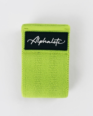 Alphalete Alphalete Glute Band Vert Femme | EDK-95226200