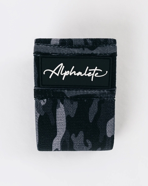 Alphalete Alphalete Glute Band Noir Camouflage Femme | MCC-14097042