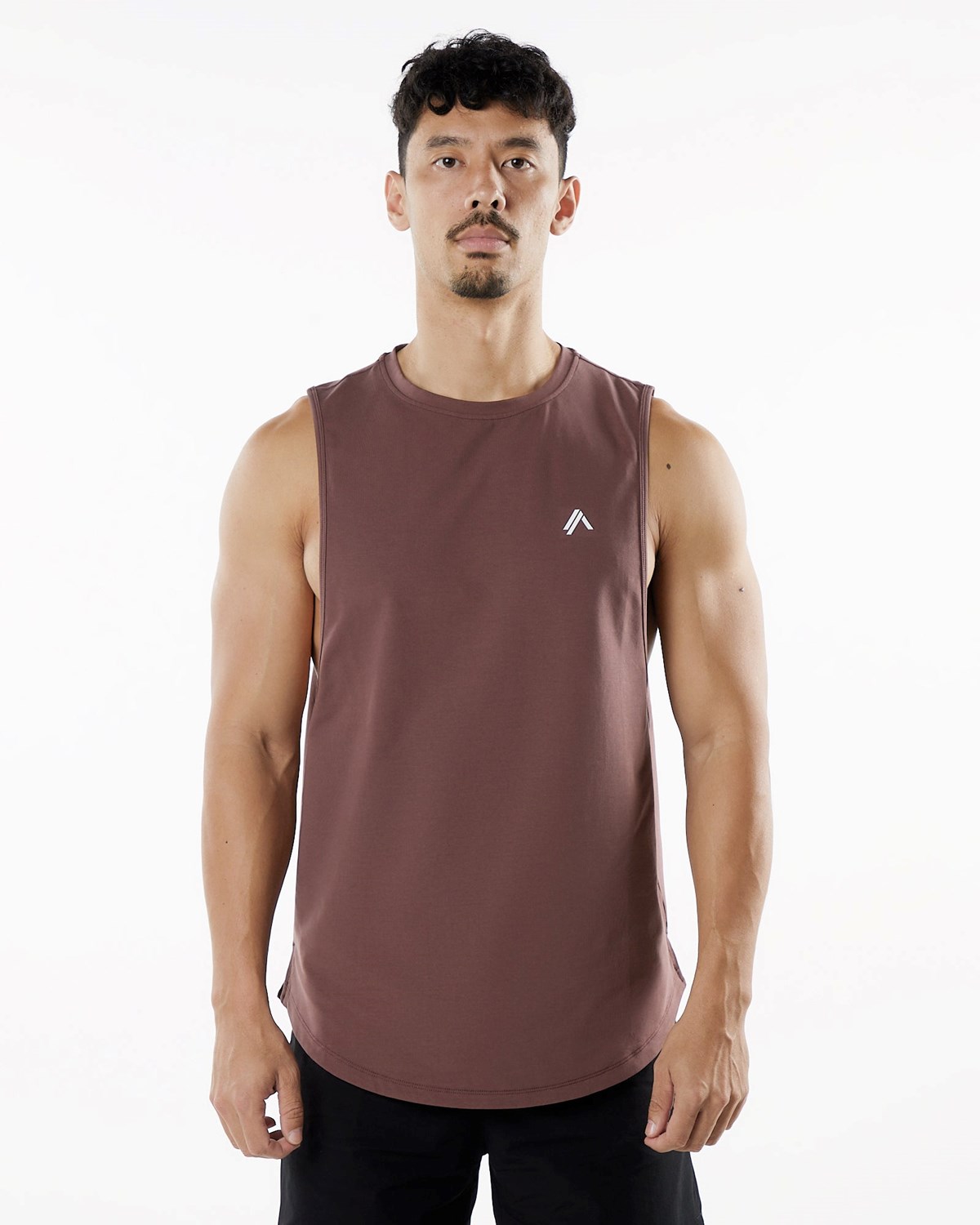 Alphalete Fitted Performance Tank Merlot Homme | YKJ-95315345