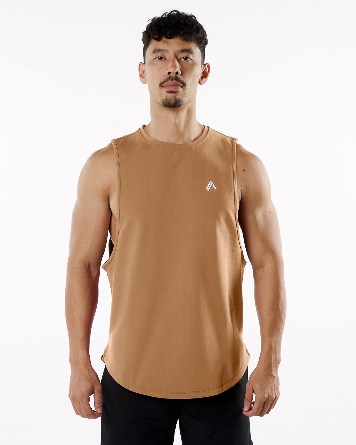 Alphalete Fitted Performance Tank Rust Homme | OKT-07664545