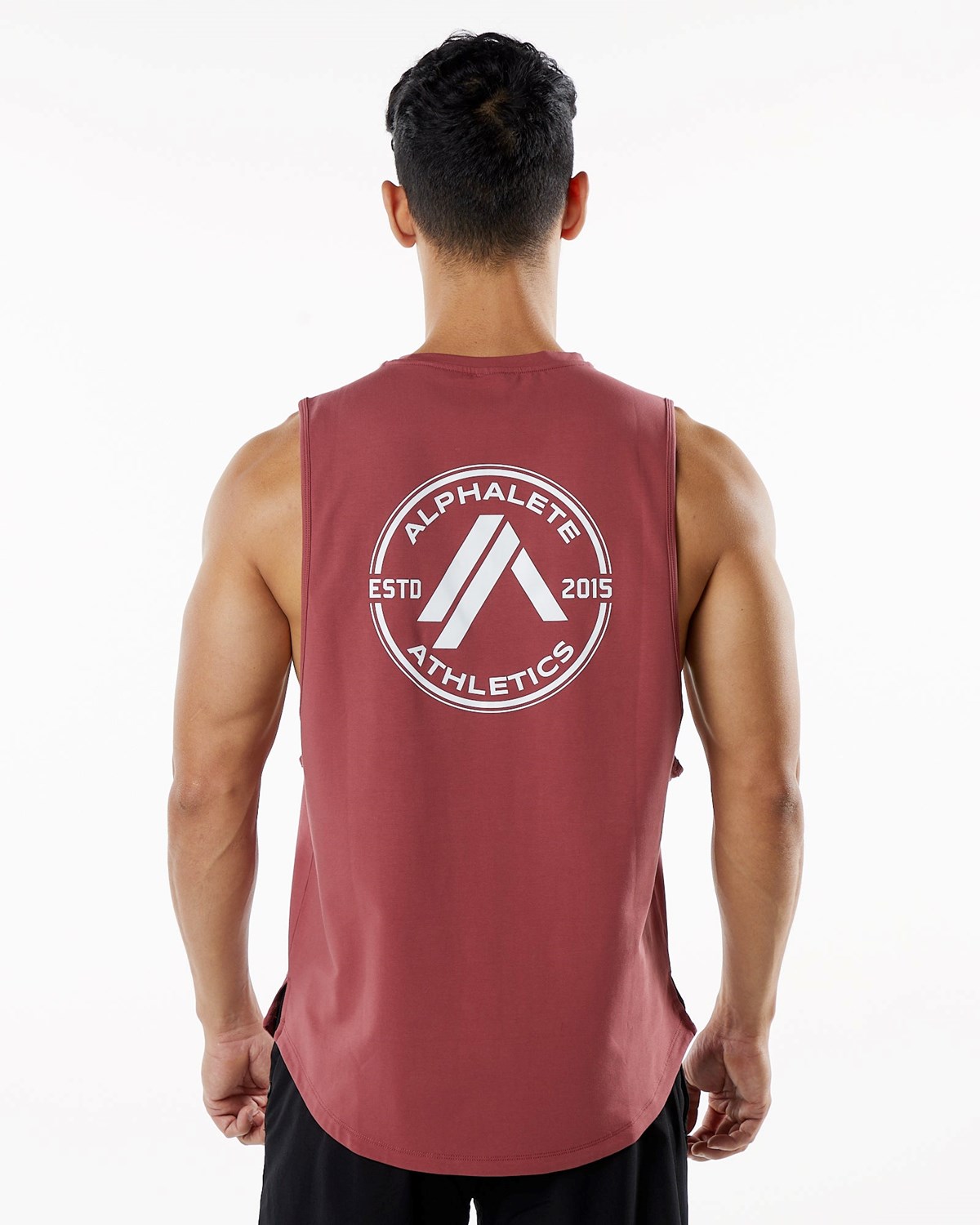 Alphalete Fitted Performance Tank Gingerbread Homme | ZJU-13904983