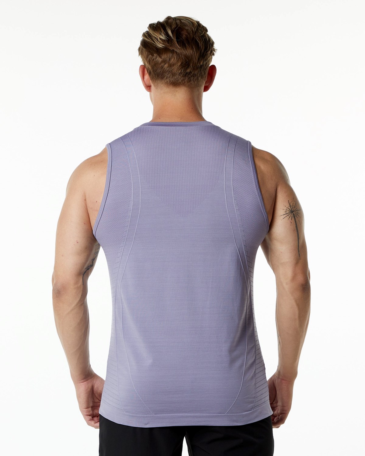 Alphalete High Performance Seamless Tank Lavande Homme | DKO-00334103