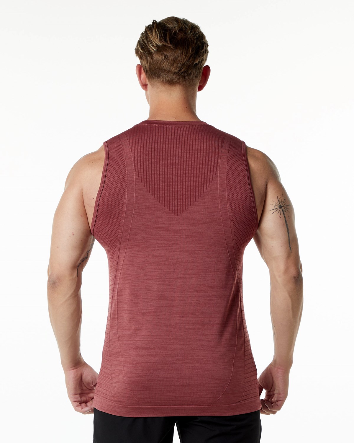 Alphalete High Performance Seamless Tank Gingerbread Homme | IAQ-18010688