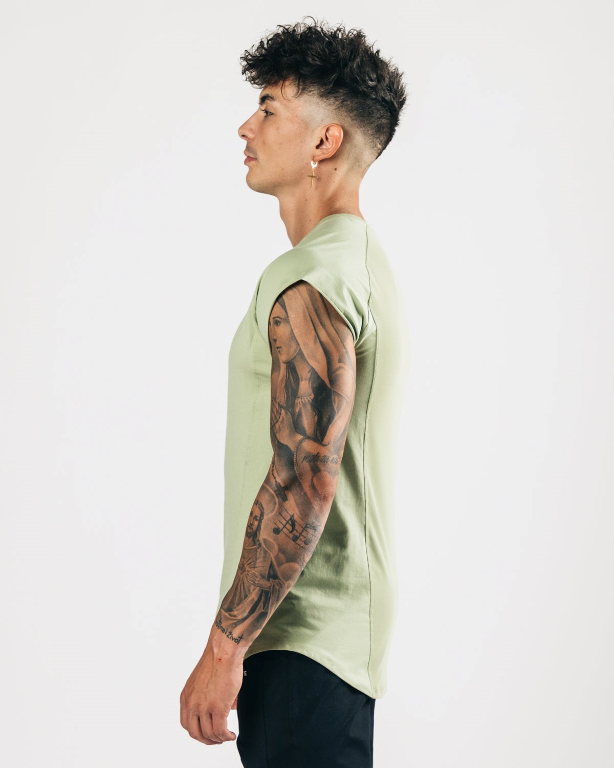 Alphalete High Performance Sans Manches Tee Meadow Homme | CGY-95137229