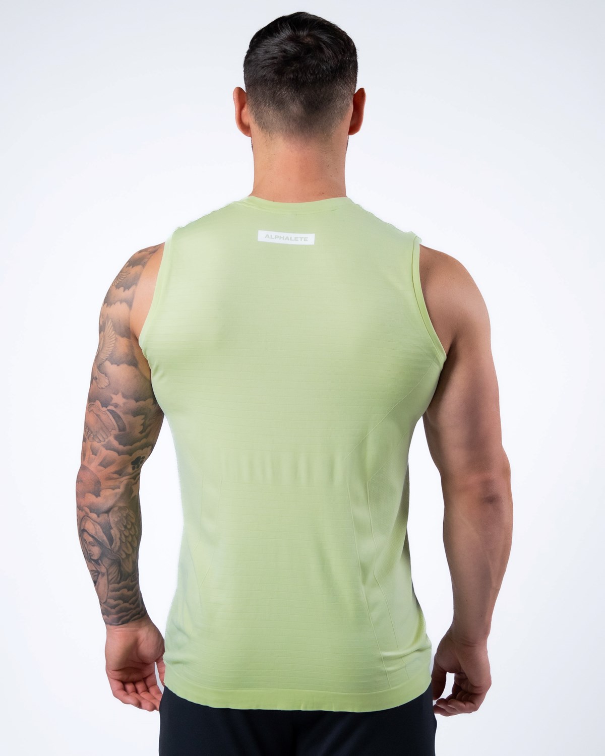 Alphalete High Performance Seamless Tank Frozen Spring Homme | PPE-27062248