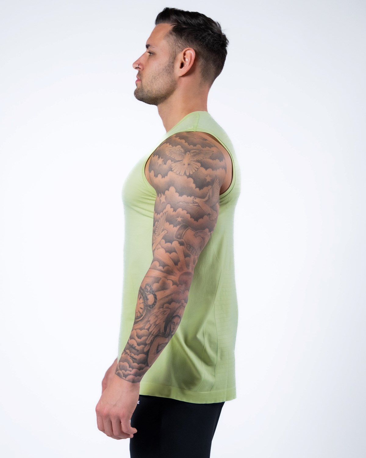 Alphalete High Performance Seamless Tank Frozen Spring Homme | PPE-27062248