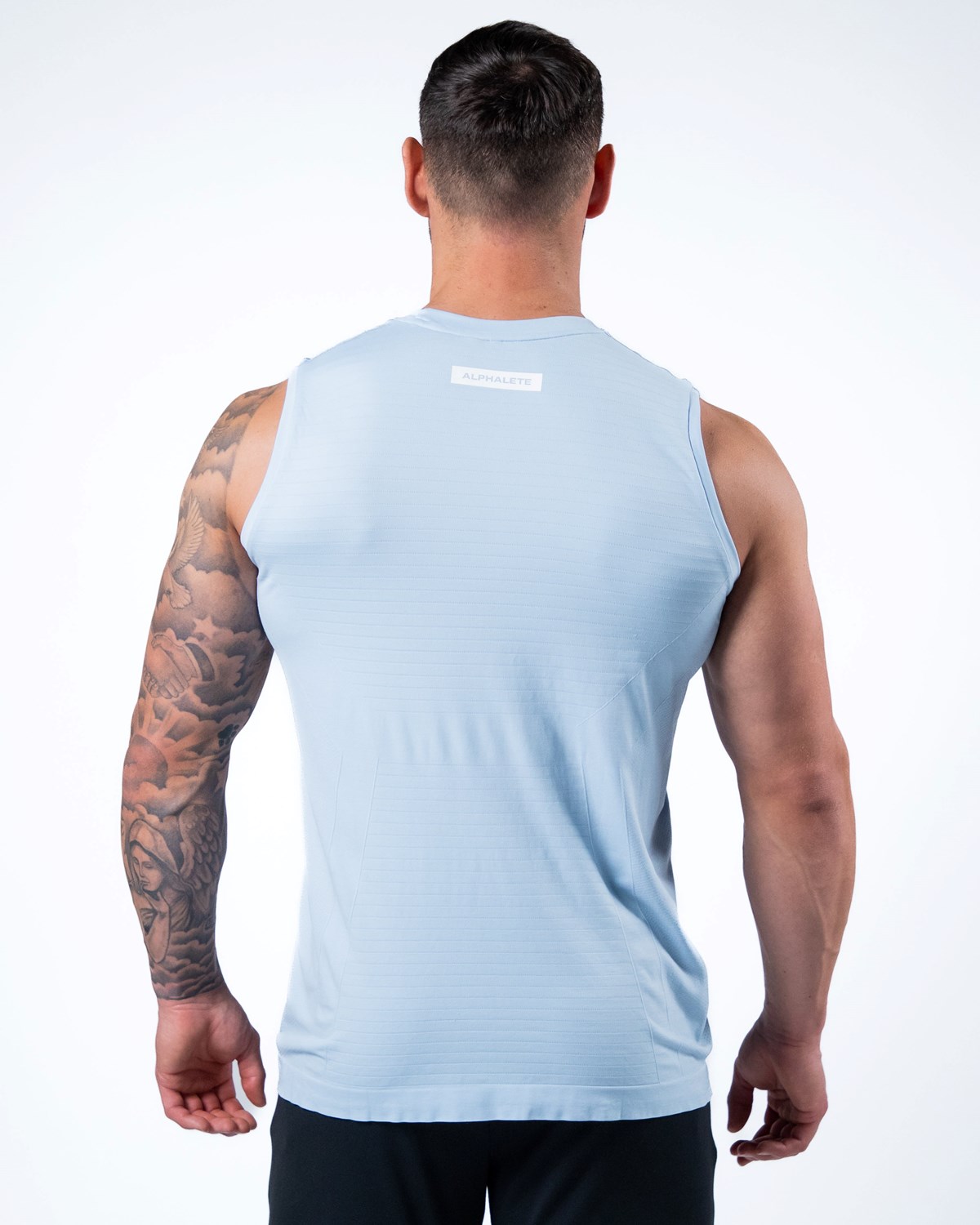 Alphalete High Performance Seamless Tank Bleu Homme | JSS-30259917