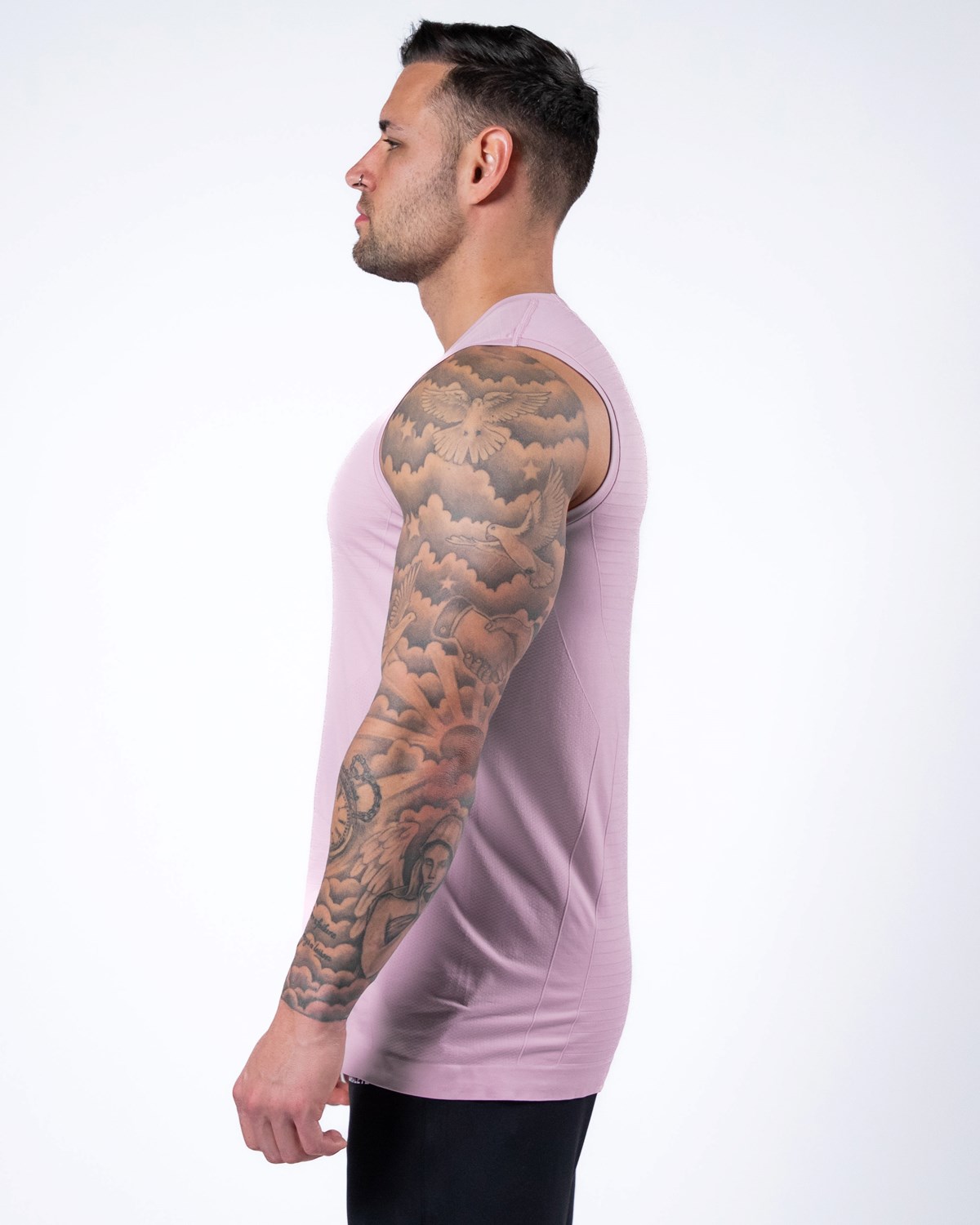 Alphalete High Performance Seamless Tank Bloom Homme | HXX-07099310