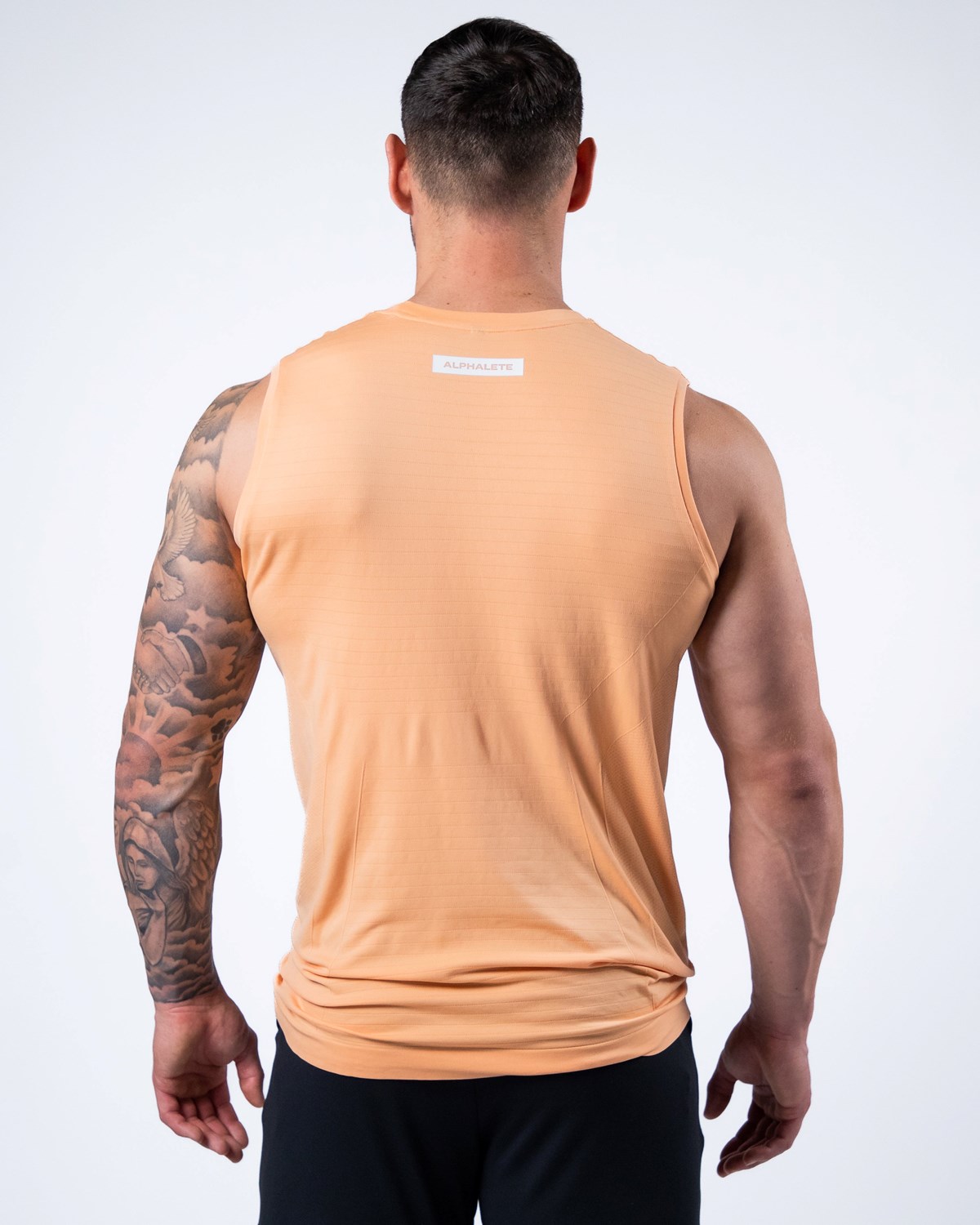 Alphalete High Performance Seamless Tank Corail Homme | NUM-40541527