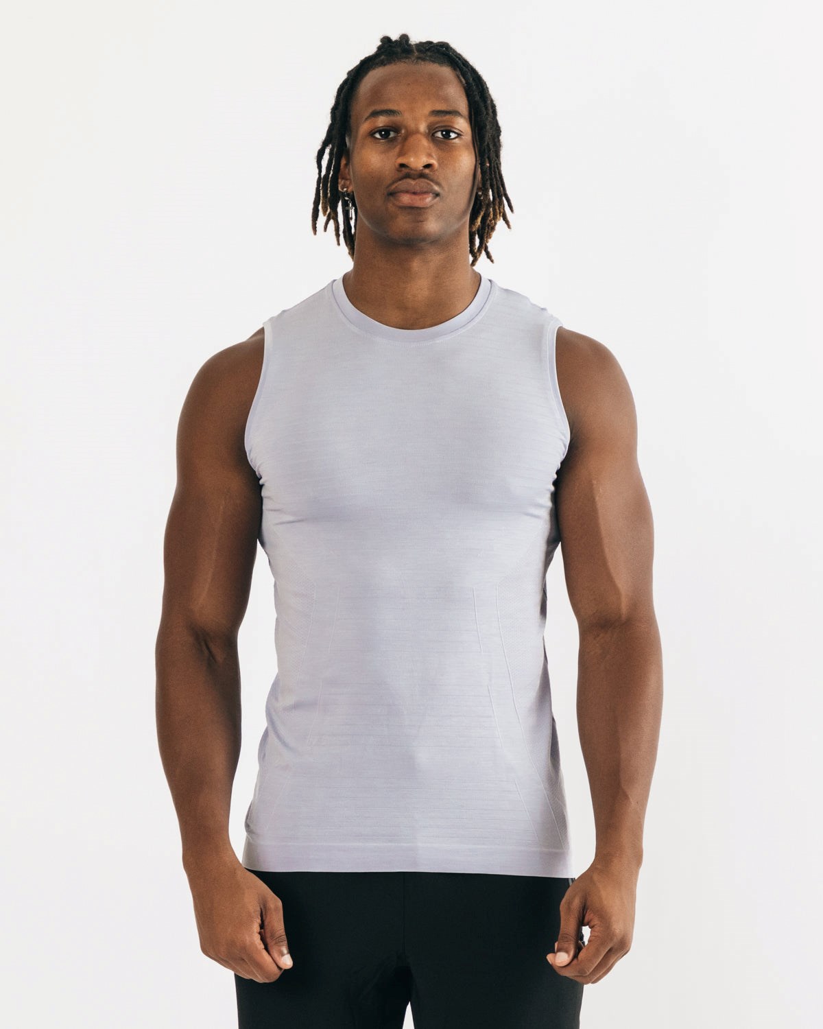 Alphalete High Performance Seamless Tank Violette Clair Homme | DUR-50369203