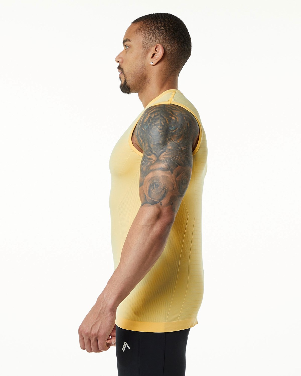 Alphalete High Performance Seamless Tank Faded Honey Homme | YKM-19679992