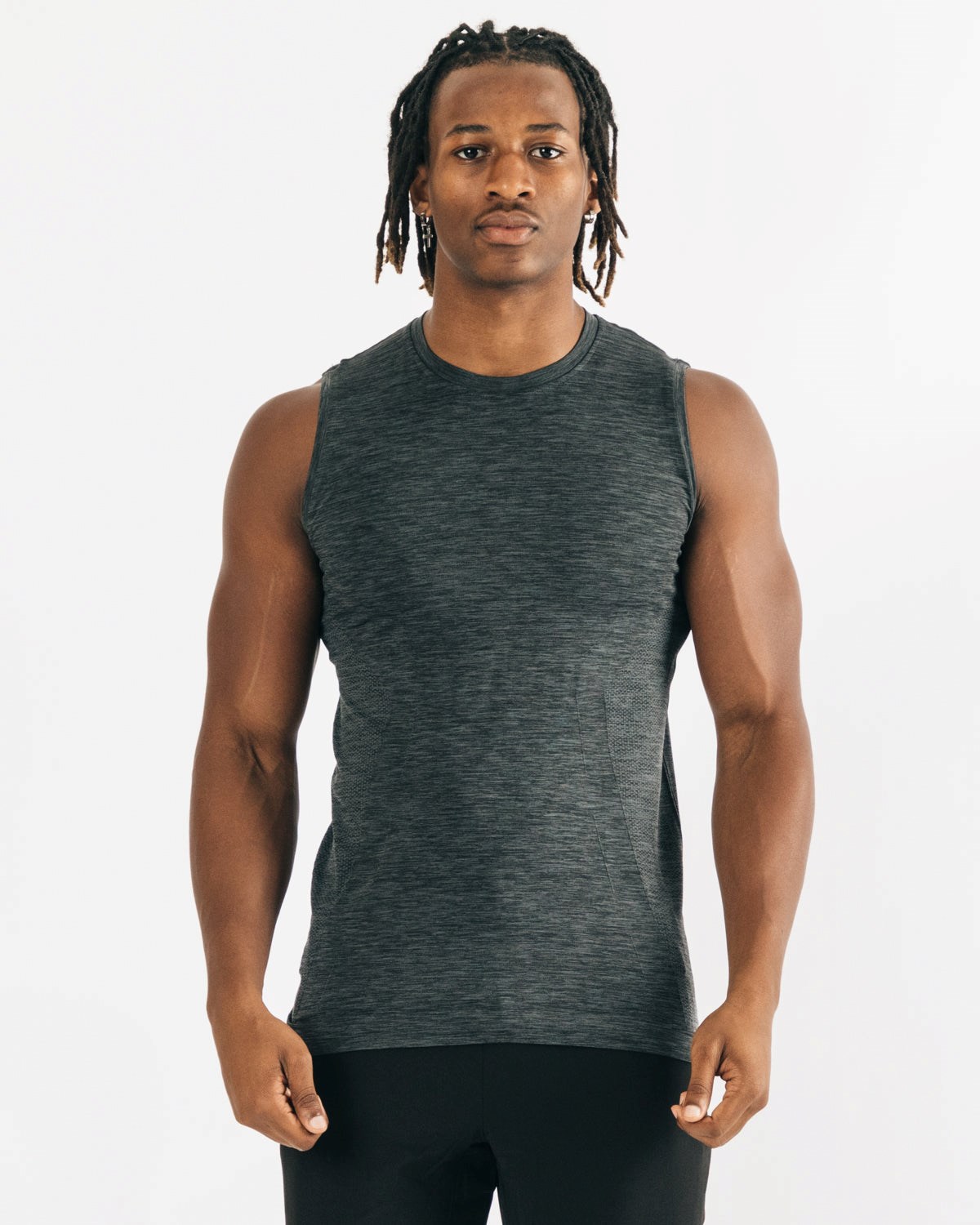 Alphalete High Performance Seamless Tank Noir Homme | XHW-32085308