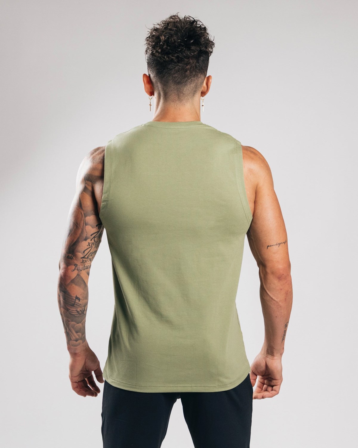 Alphalete Fitted Performance Tank Vert Homme | AJS-10958929