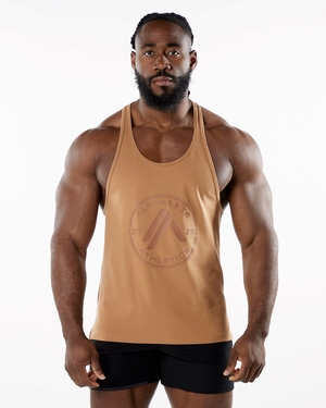 Alphalete Fitted Performance Stringer Rust Homme | JKP-93384934