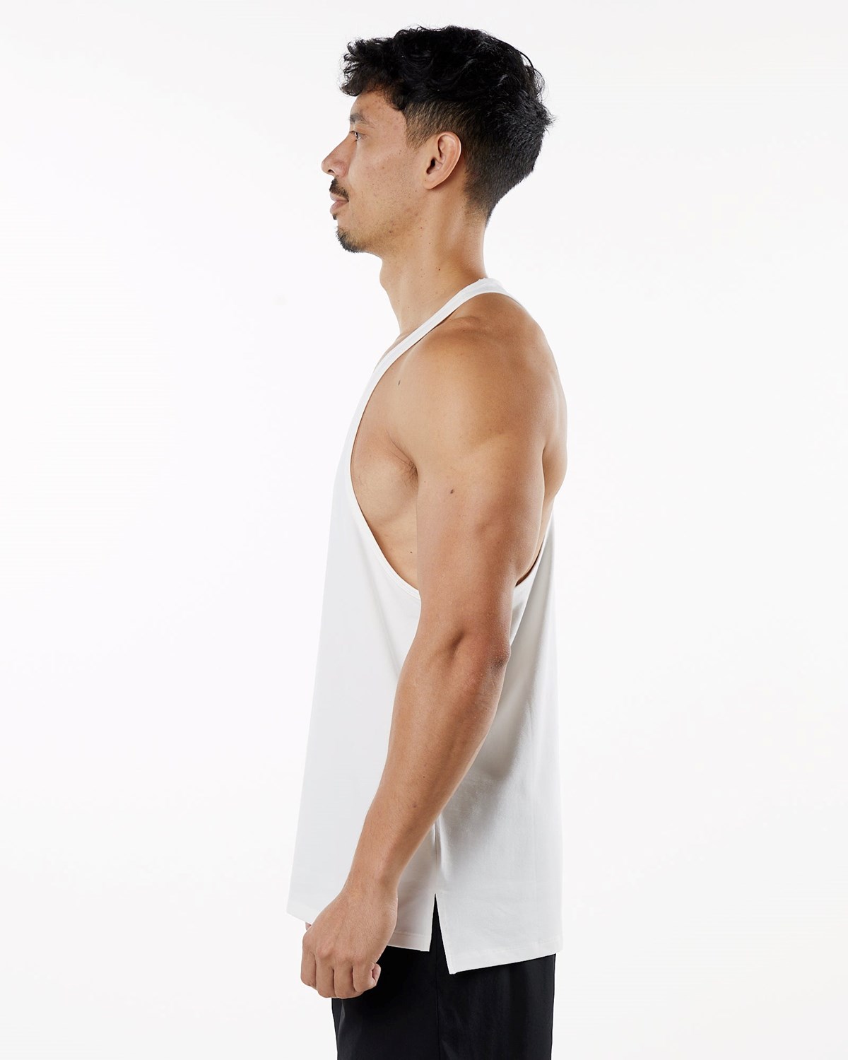 Alphalete Fitted Performance Stringer Blanche Homme | UIL-59619614