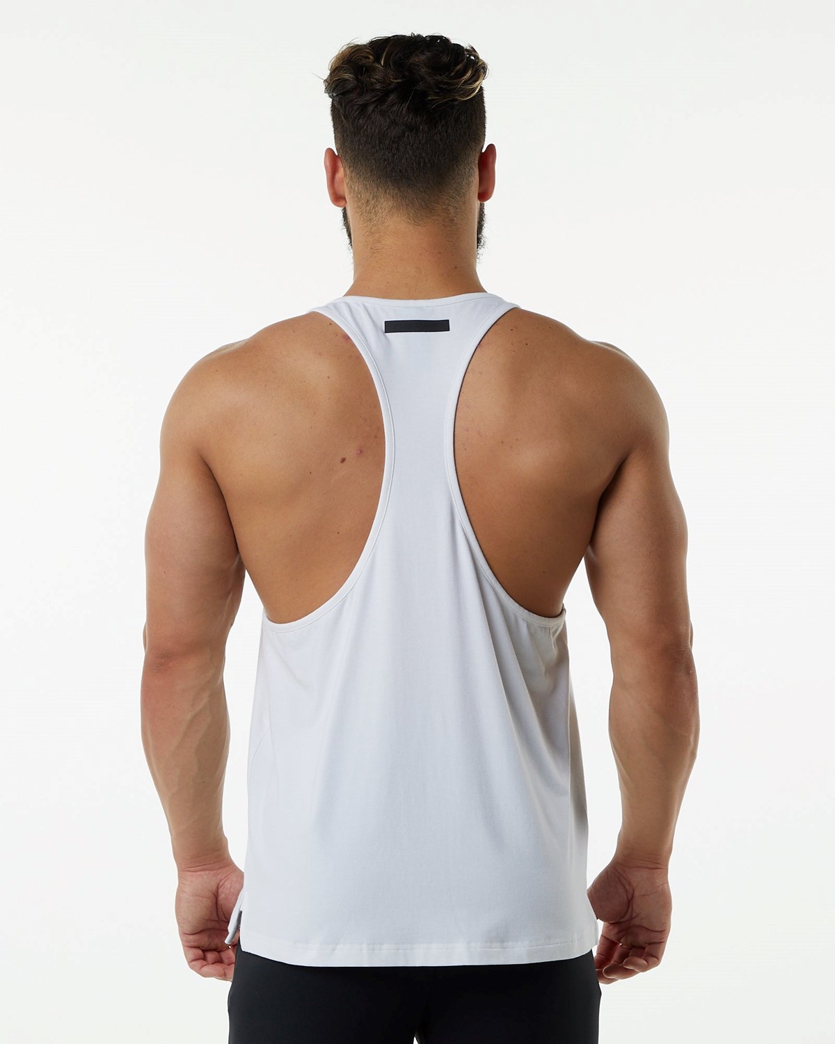 Alphalete Fitted Premium Stringer Blanche Homme | QBH-09006902