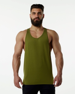 Alphalete Fitted Premium Stringer Vert Homme | WJA-14444842