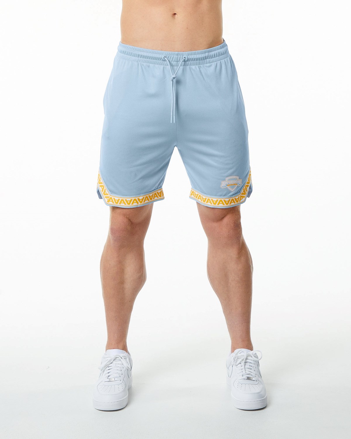 Alphalete Jersey Knit Corta Bleu Clair Homme | WMM-20044300