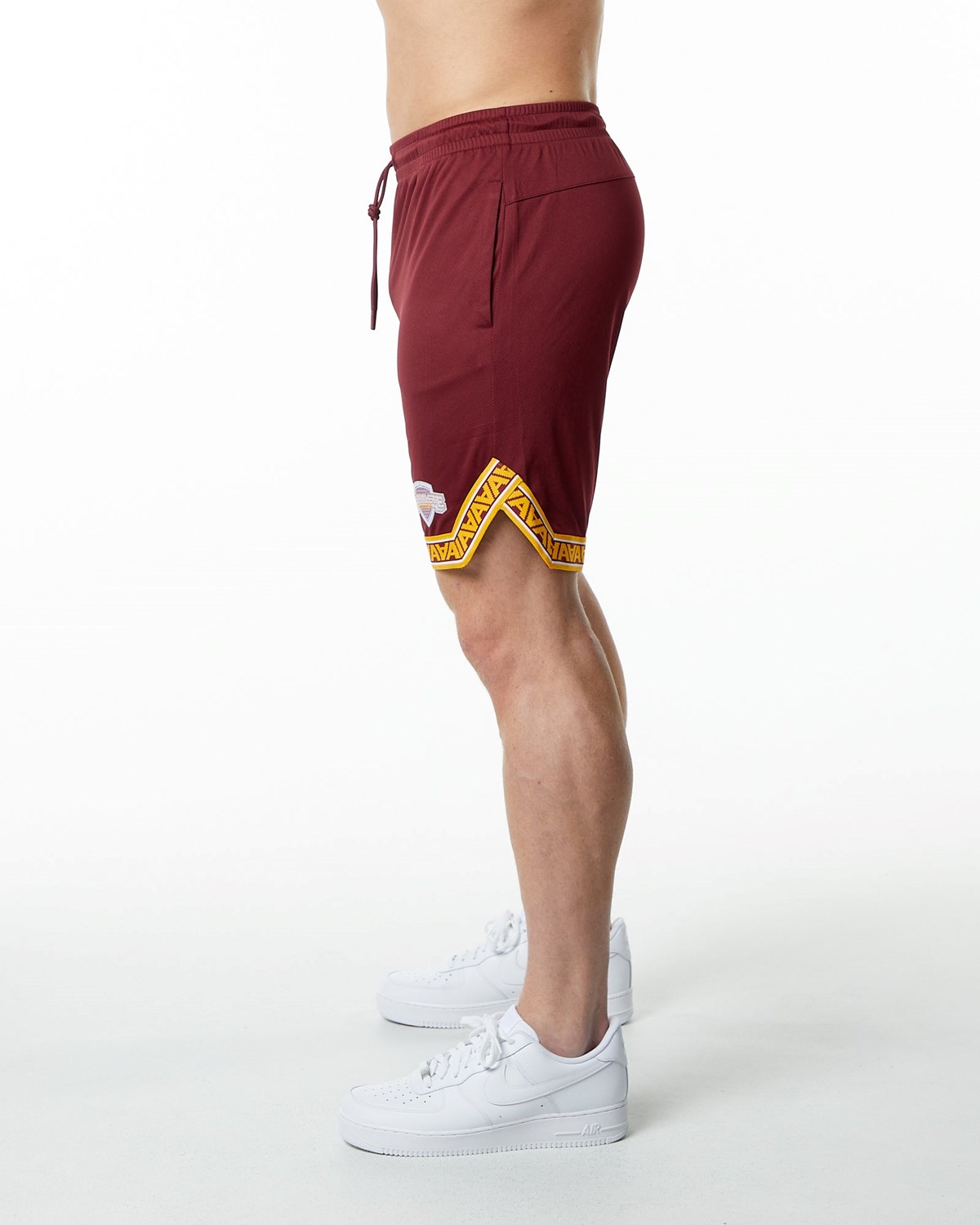 Alphalete Jersey Knit Corta Crimson Homme | NDI-62405999