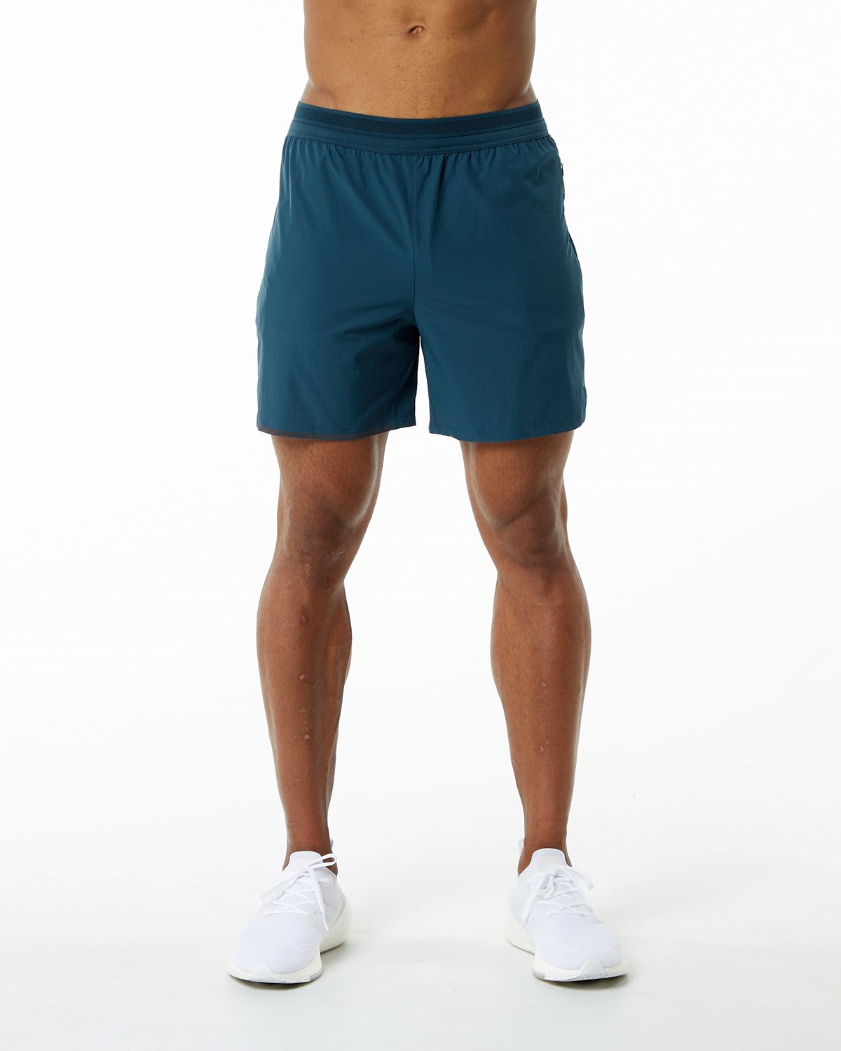 Alphalete Woven Course Corta Bleu Foncé Homme | WCN-41421690