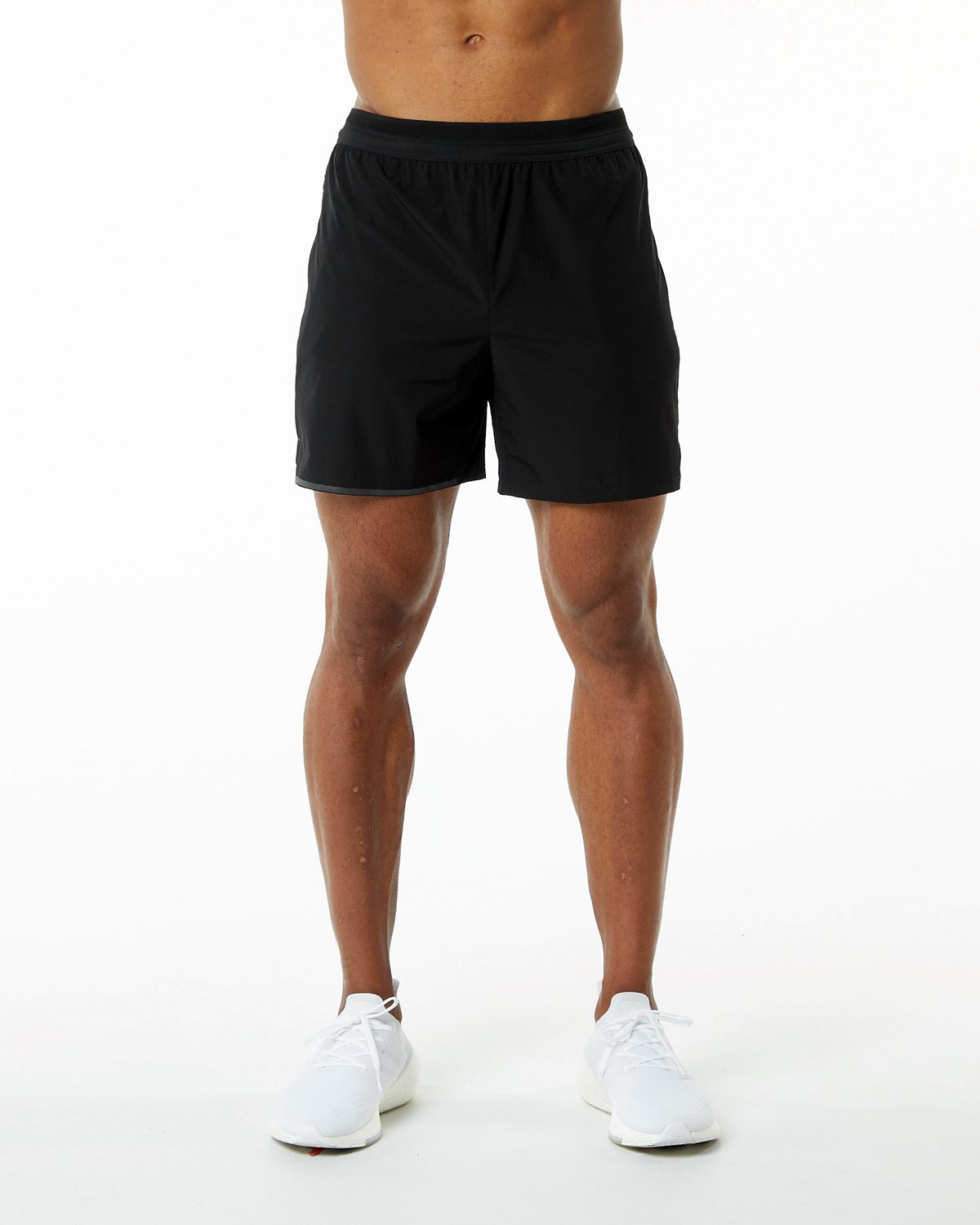 Alphalete Woven Course Corta Noir Homme | GZX-80041580