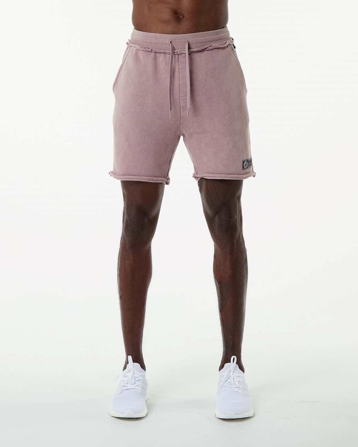 Alphalete Heavyweight Washed Terry Corta Rose Homme | ZSZ-56750615