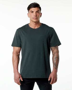 Alphalete Set-In Sleeve Tee Vert Homme | IUT-47657145