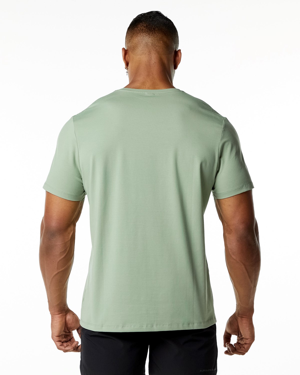 Alphalete Relaxed Fit Tee Sage Homme | WDI-21797838