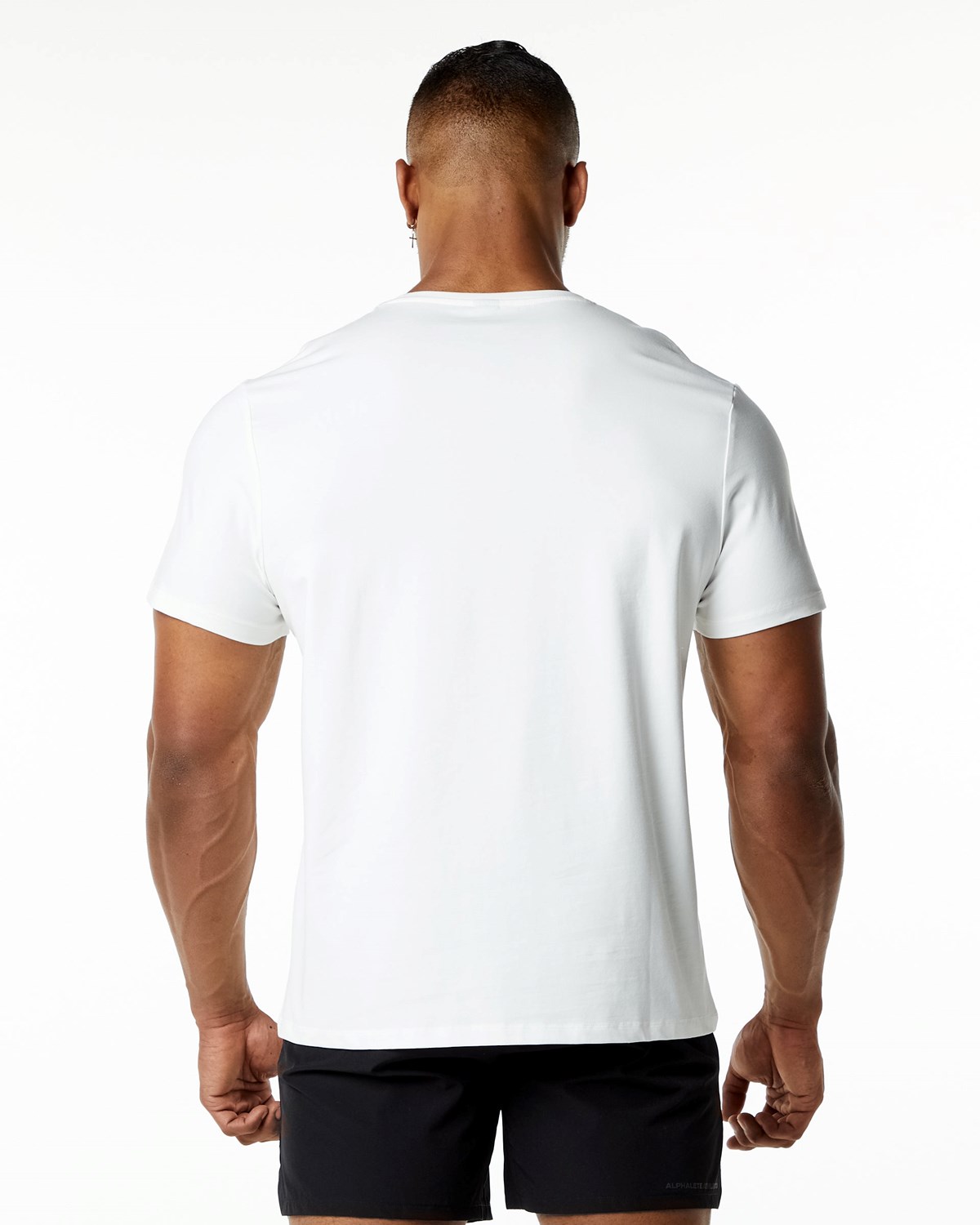 Alphalete Relaxed Fit Tee Blanche Homme | MMQ-10081972