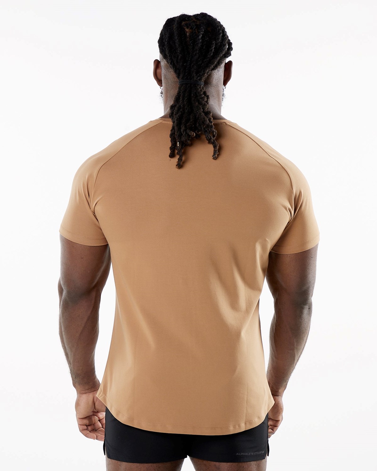 Alphalete Fitted Performance Corta Sleeve Rust Homme | NUC-33521615