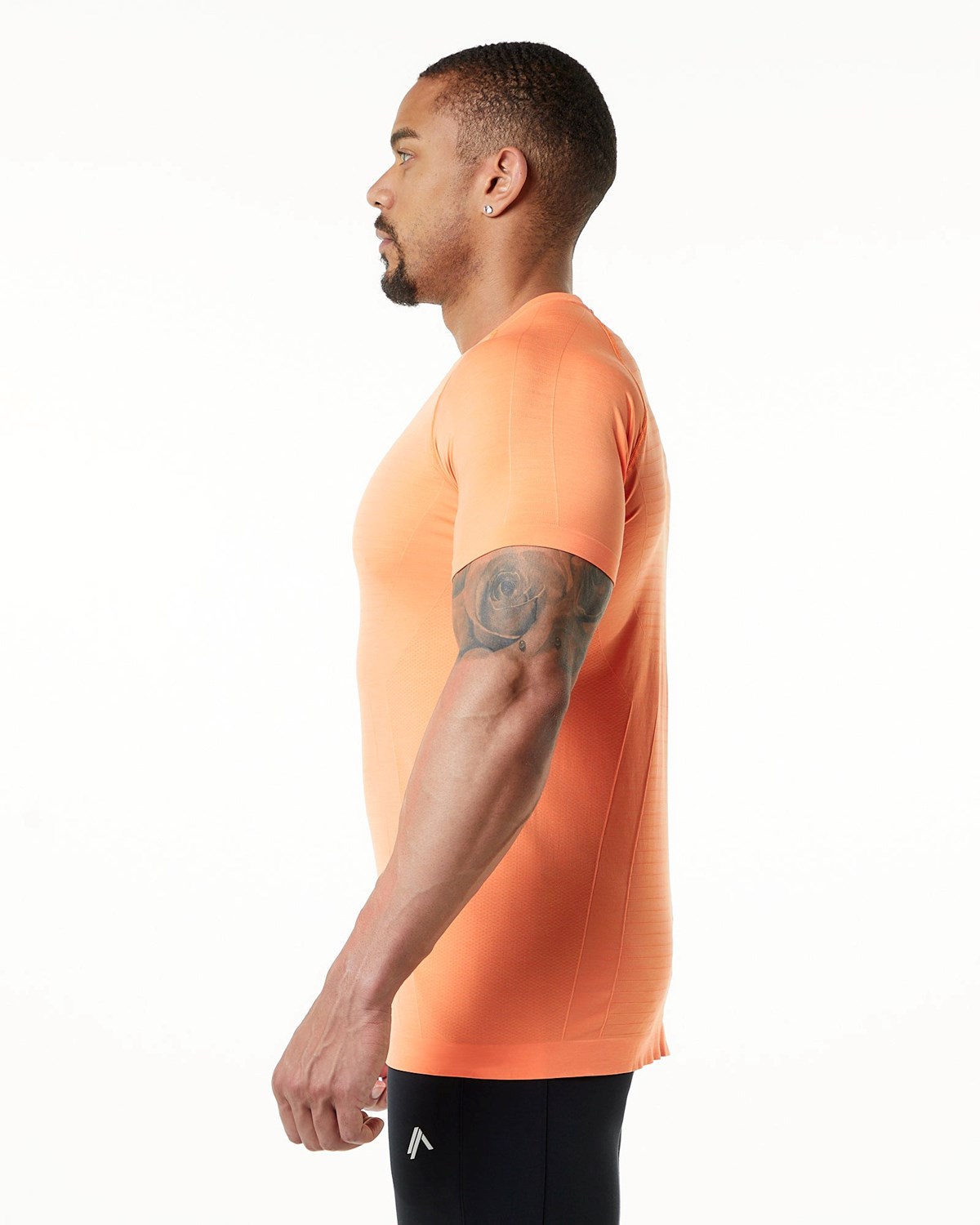 Alphalete High Performance Seamless Corta Sleeve Tee Faded Day Tripper Homme | YXA-99977216