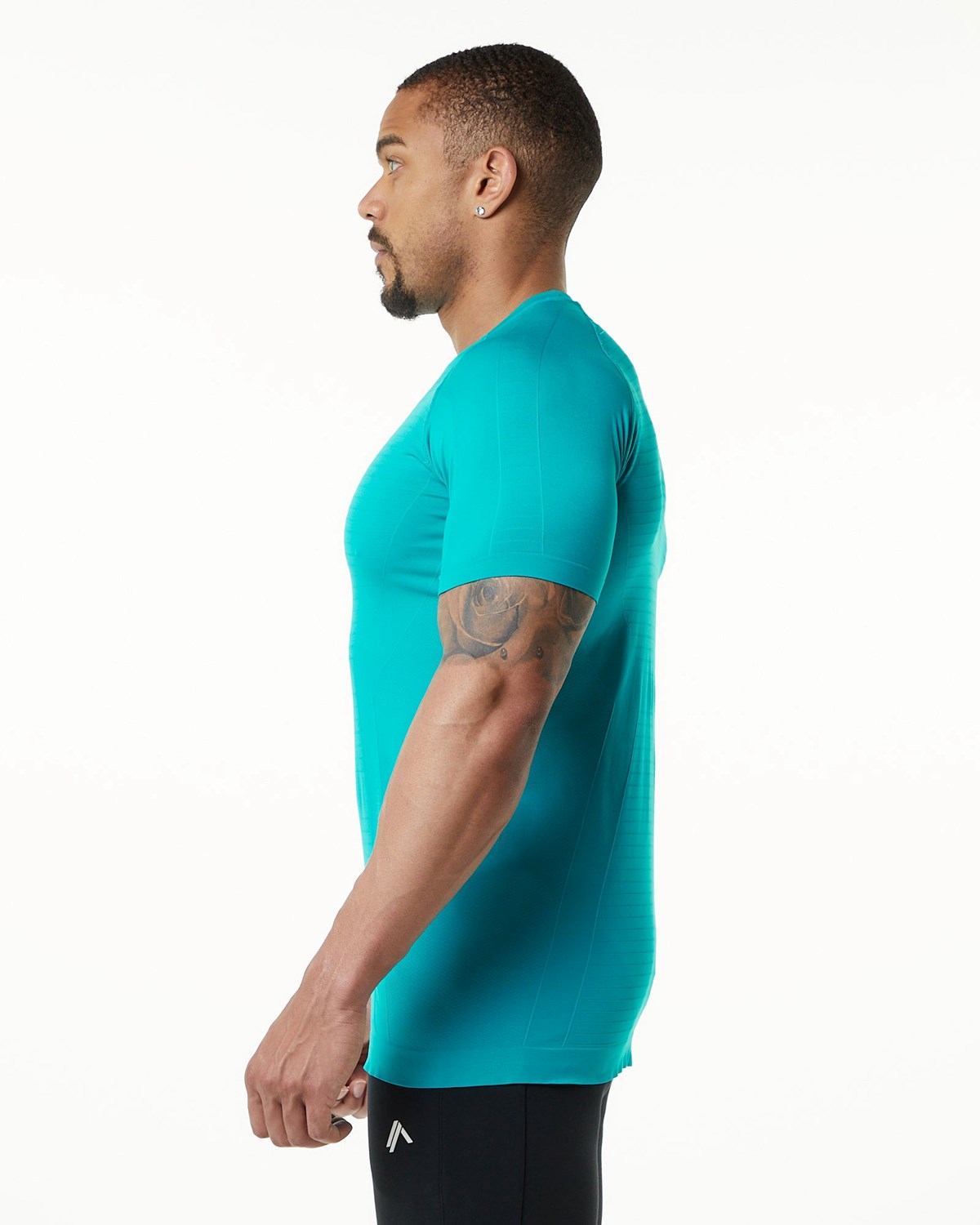 Alphalete High Performance Seamless Corta Sleeve Tee Ocean Homme | RKD-96940023