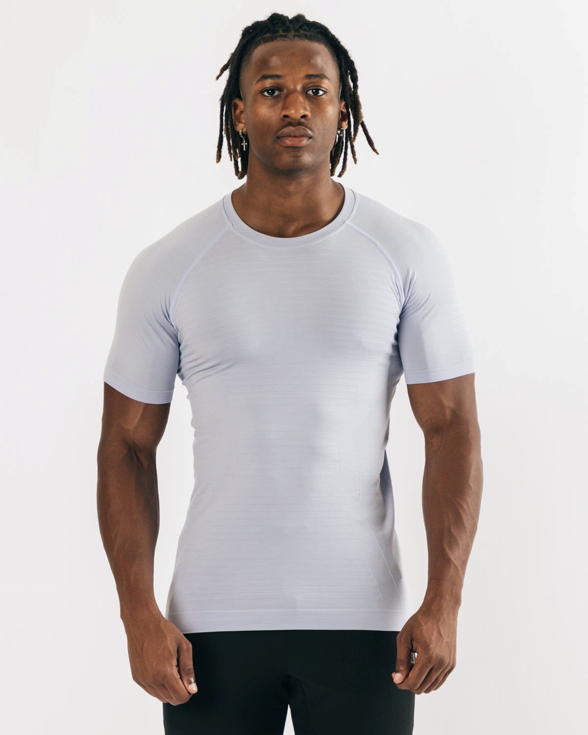 Alphalete High Performance Seamless Corta Sleeve Tee Violette Clair Homme | NGM-17134872