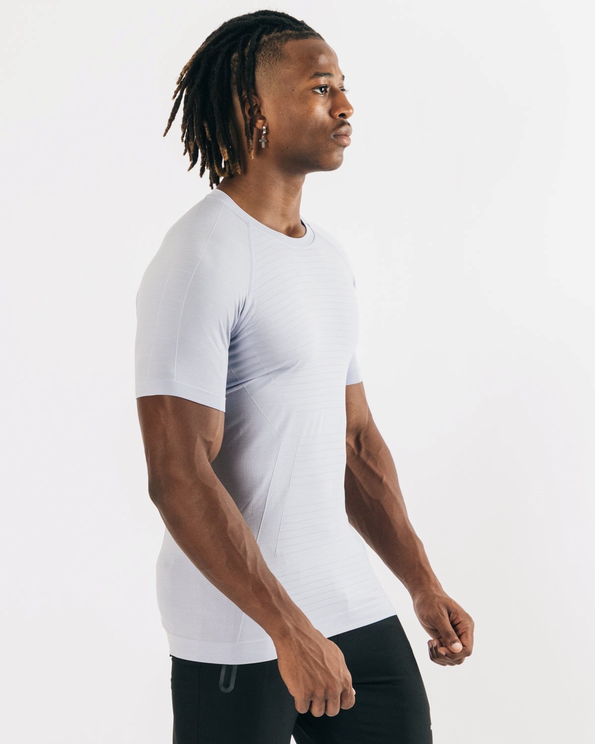 Alphalete High Performance Seamless Corta Sleeve Tee Violette Clair Homme | NGM-17134872