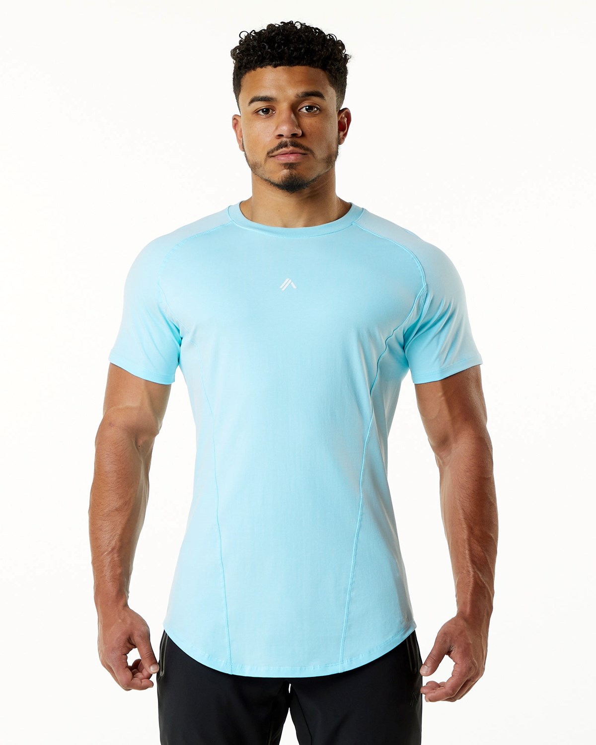 Alphalete High Performance Tee Bleu Homme | BLE-87741180