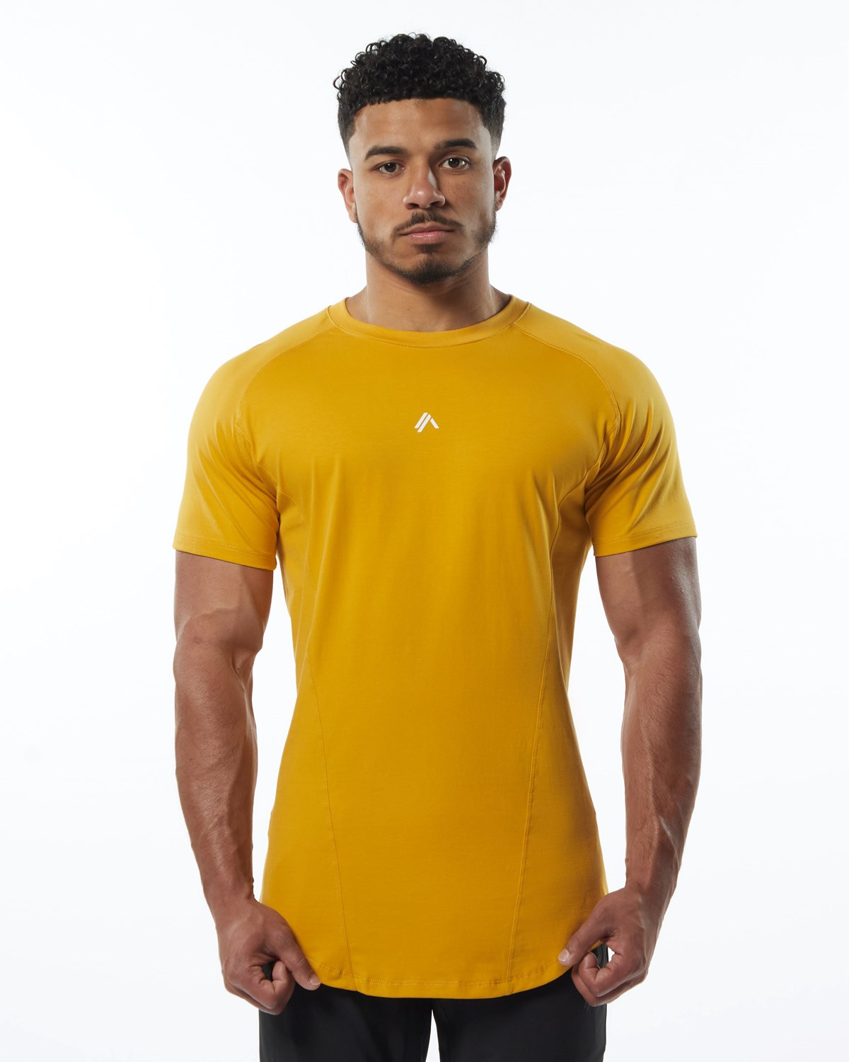 Alphalete High Performance Tee Jaune Homme | COB-30481662