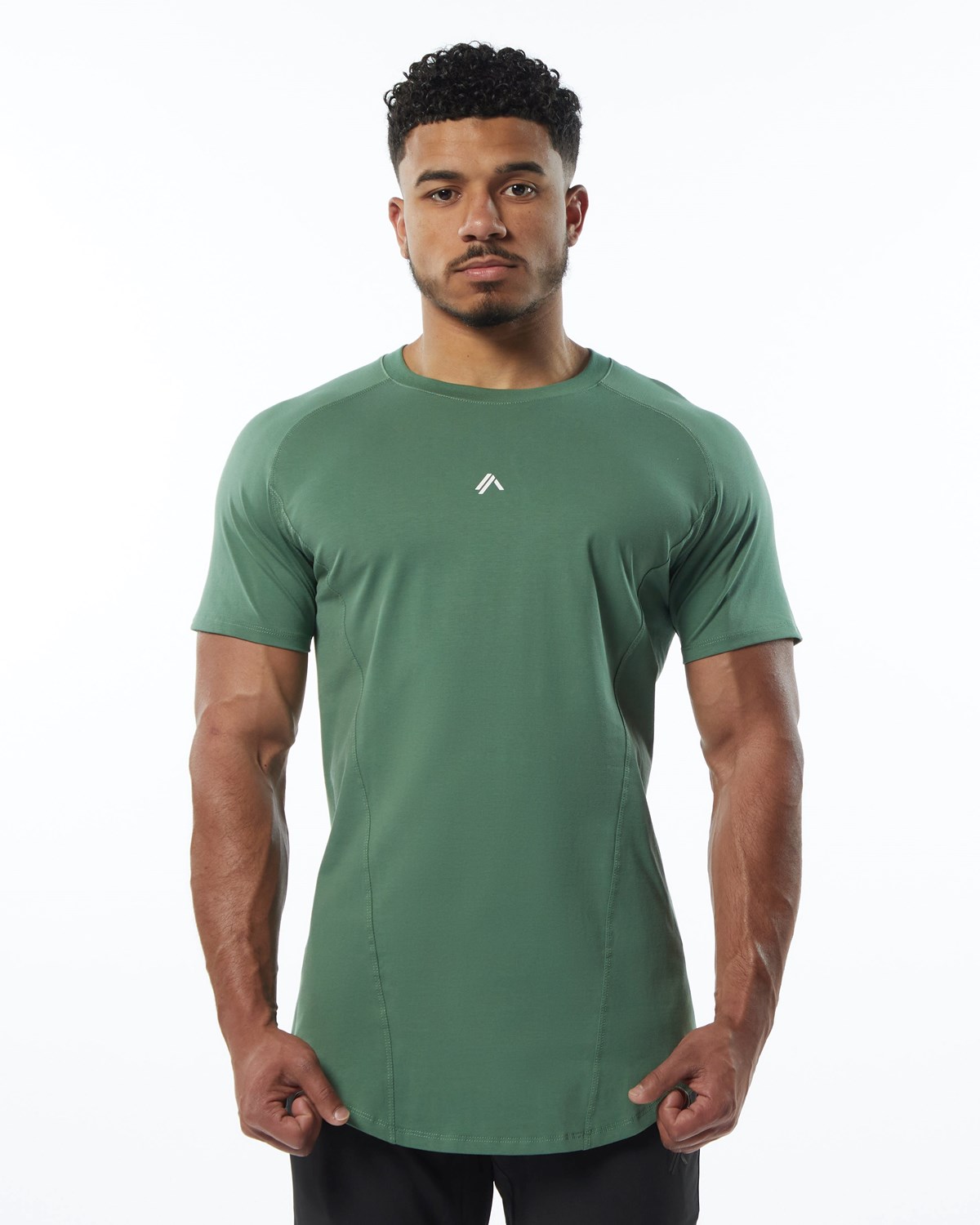 Alphalete High Performance Tee Vert Homme | OUF-36367542