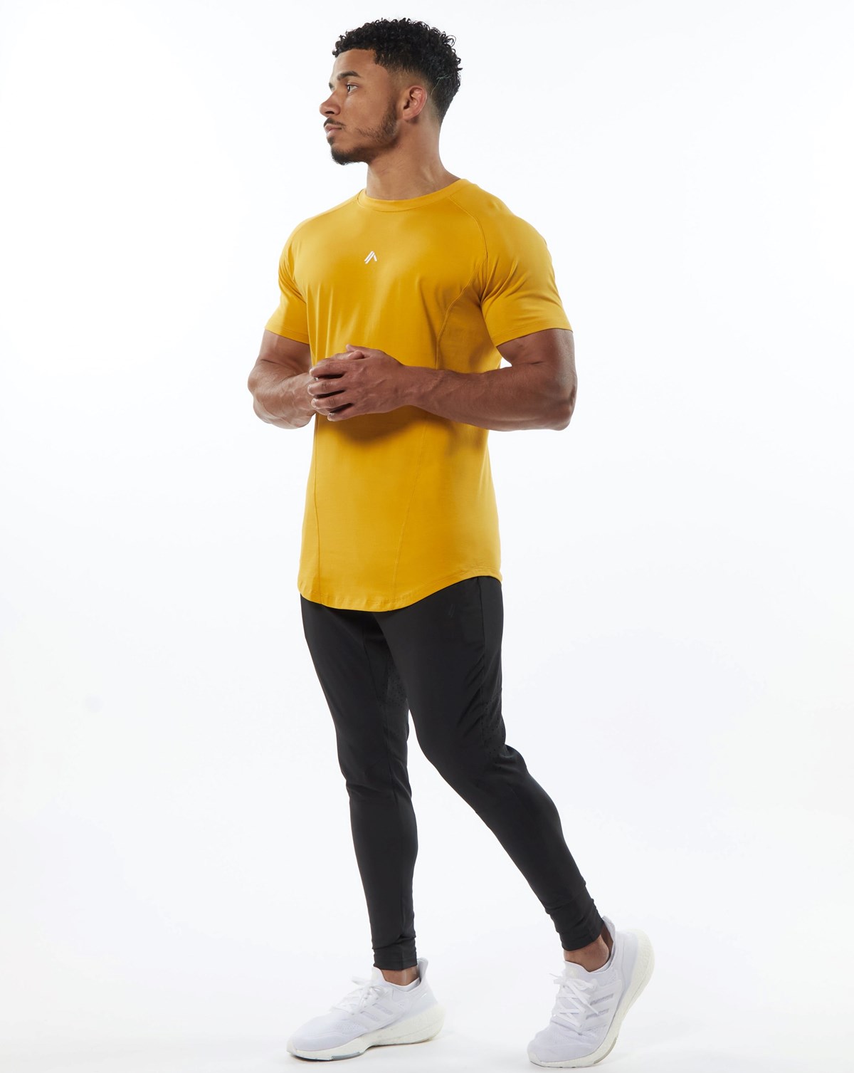 Alphalete High Performance Tee Jaune Homme | COB-30481662