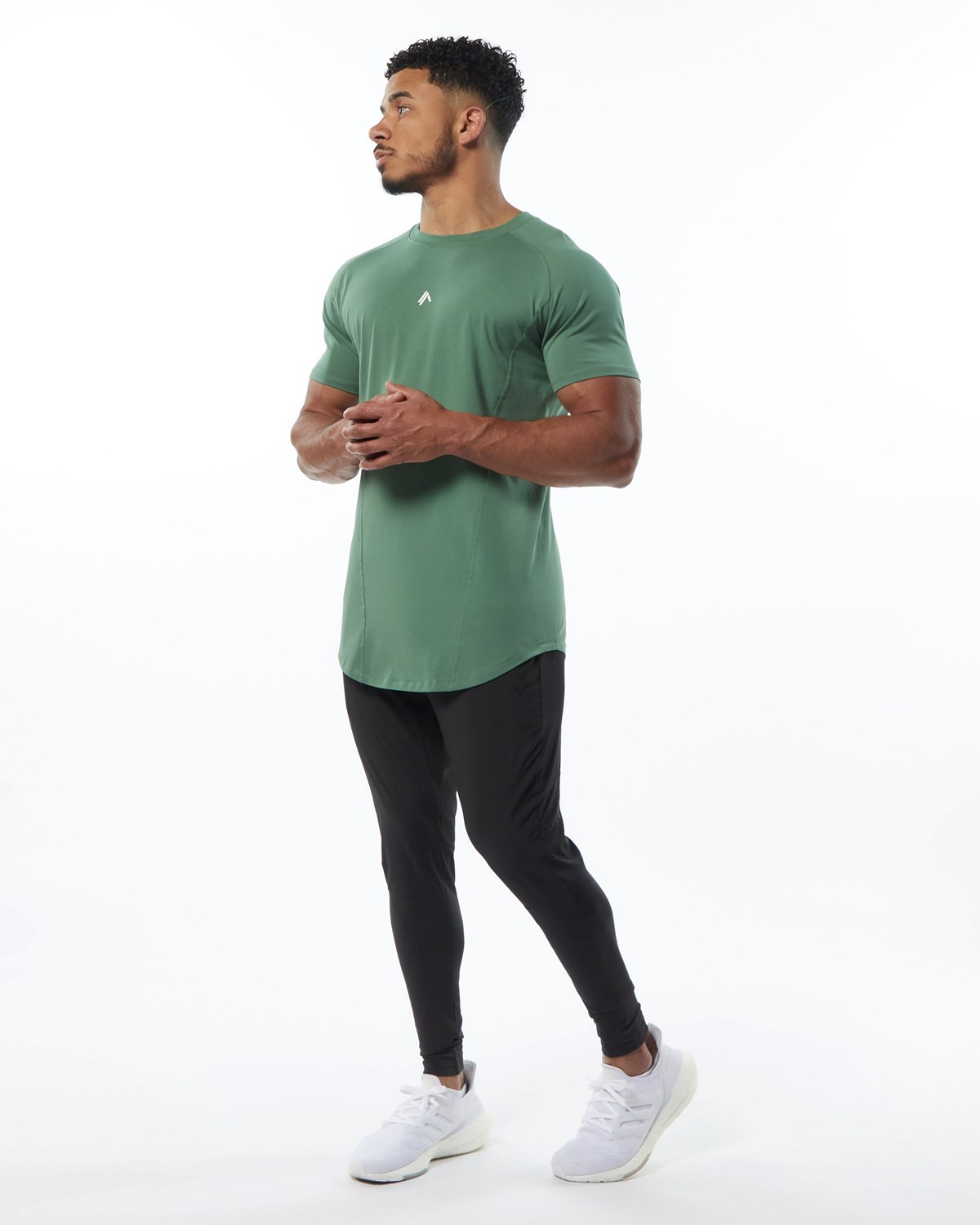 Alphalete High Performance Tee Vert Homme | OUF-36367542