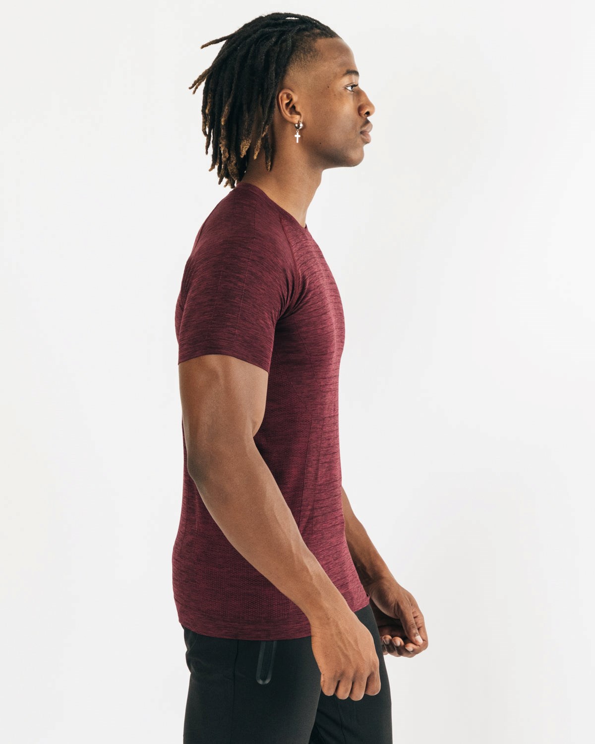 Alphalete High Performance Seamless Corta Sleeve Tee Noir Homme | NMU-37730309