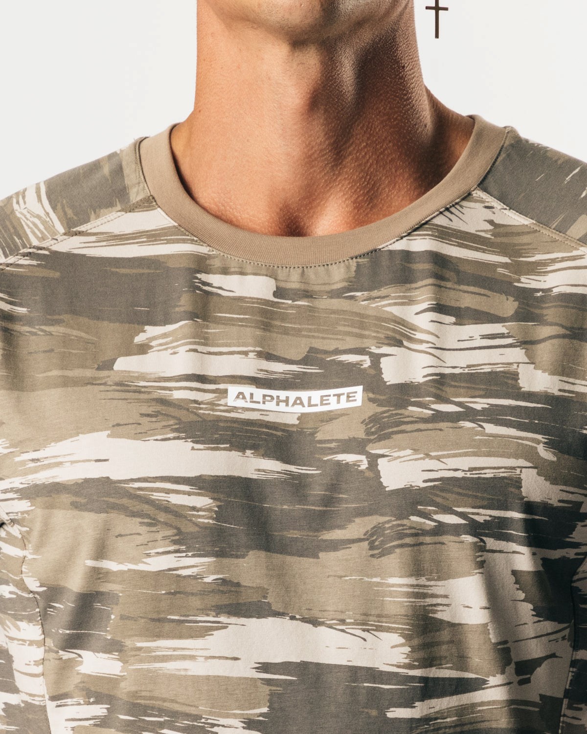 Alphalete High Performance Tee Camouflage Homme | QVM-59378861